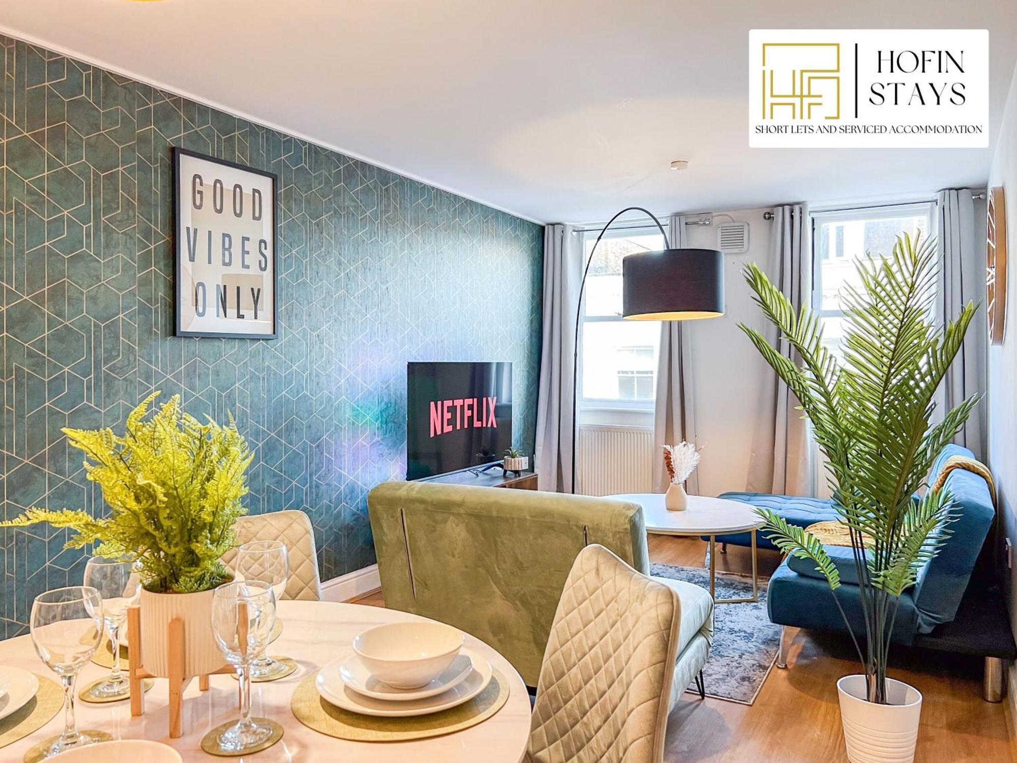 Apartment Last-minute Reserve L Premium On 2 Double Bed For 6 Guests L Deals L Hofin Short Lets & Serviced *