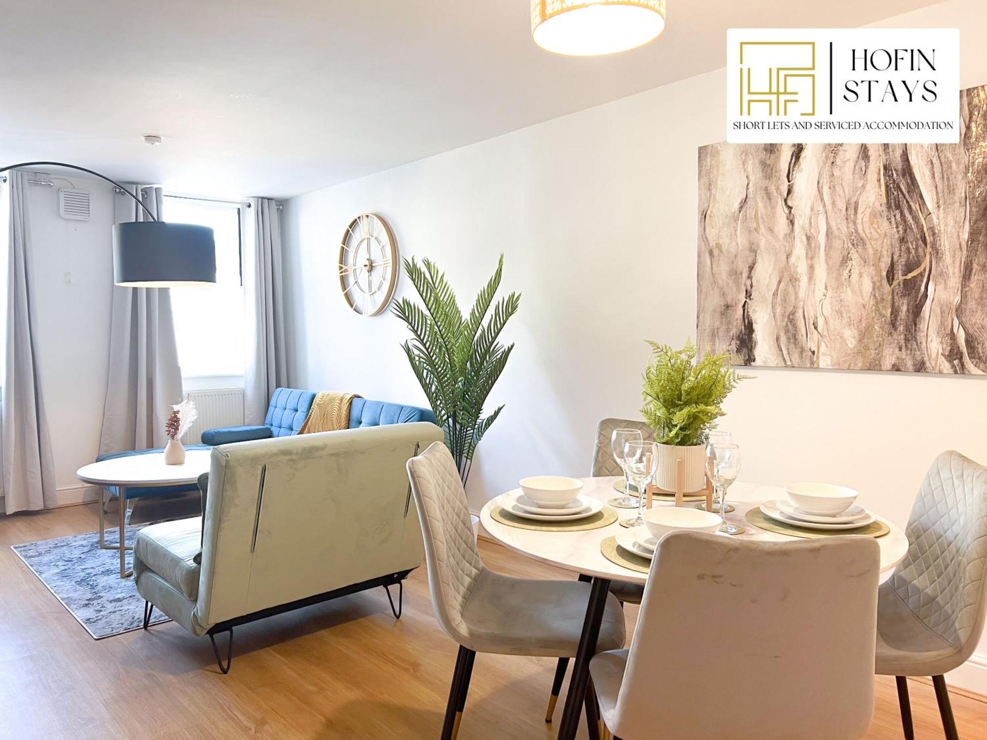 Last-minute Reserve L Premium On 2 Double Bed For 6 Guests L Deals L Hofin Short Lets & Serviced * London